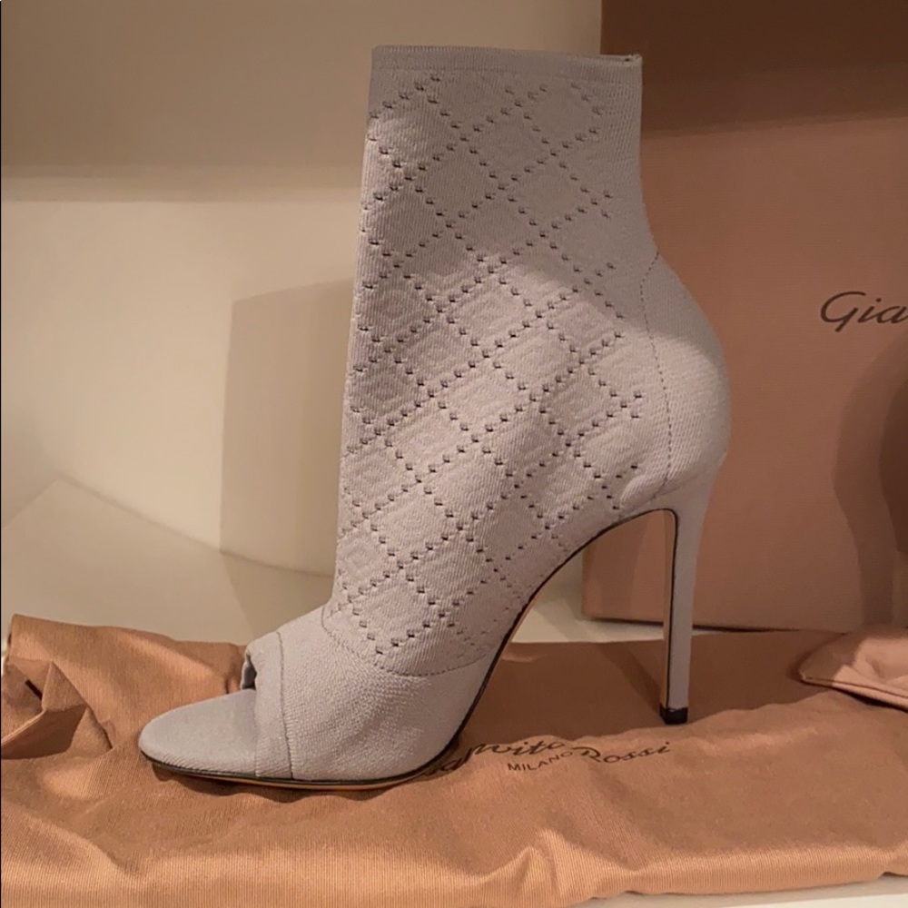GIANVITO ROSSI KNIT FUMO